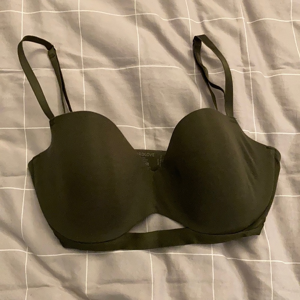 ThirdLove 24/7 Cotton T-Shirt Bra Green 32D 1/2